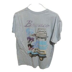 Ford Bronco Rare Breed  Graphic Tee Blue Men’s Size M